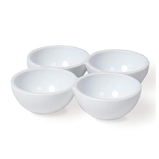 Vintage Industries ~ 3 Eierhalter für den Kühlschrank im Set | Eierablage für 12 Eier (3x4) Weiß | klein & für jedes Eierfach geeignet | Auch als Eierbecher nutzbar