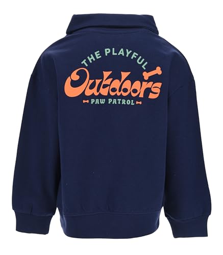 Nickelodeon Universe Pat Patrouille, Sweat Shirt Gargon (FR/ES, Âge, 6 Ans, Taille Normale, Bleu Marine) – vue 2