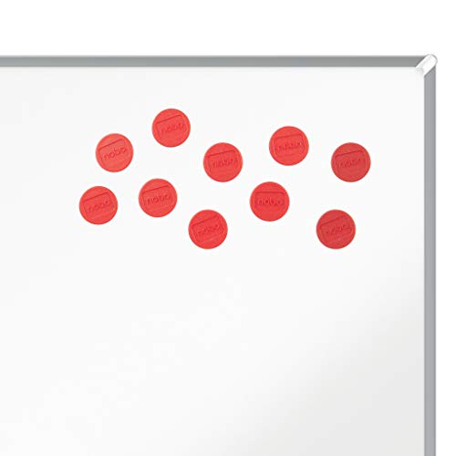 Image of Nobo Magnetic Whiteboard Magnets 10 Pack 13mm Coloured Magnets
