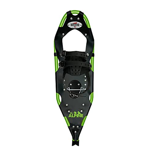 Alpine 35 Powder Coated Aircraft Aluminum Snowshoes Made in The USA Snowshoe Pro