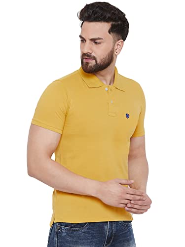Image of Men's Casual Cotton Polo Tshirt (N1002-AIRFORCE mp)