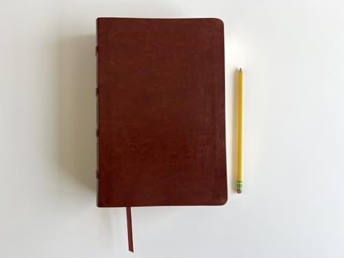 RVR 1960 Biblia de estudio Dake, tamaño grande, piel marrón / Spanish RVR 1960 D ake Study Bible, La