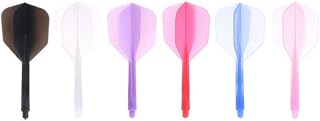 Dart Flights and shafts 12 Packs One Piece Integrated Plastic New Accessories kit Dart Tail Game Supplies