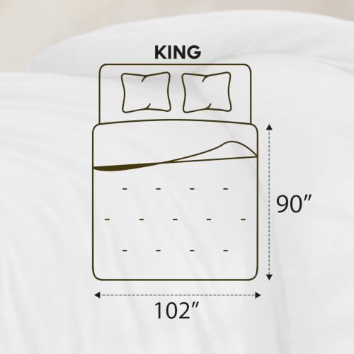 Image of Utopia Bedding - All Season Quilted Duvet Insert - Down Alternative Comforter - King /Cal King - White