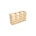Produktbild T&G Woodware Besteckhalter aus Hevea-Holz zur Verwendung mit klappbarem Tellergestell 10091