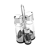 [Ensemble complet] : Ce lot comprend quatre flacons à condiments pour répondre à Pour tous vos besoins en assaisonnement