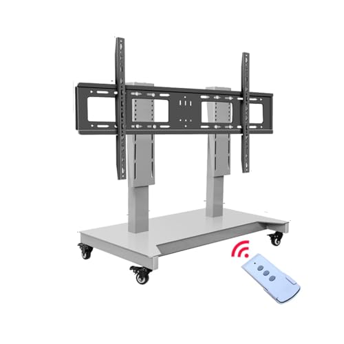 Soporte de TV motorizado con elevador y ruedas ajustable miniatura 1