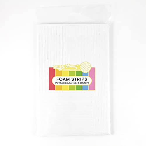 Waffle Flower Foam Strips - 1/8 Thick - Designed for Cardmakers by Cardmakers Double-Sided Adhesives in Varies Lengths.
