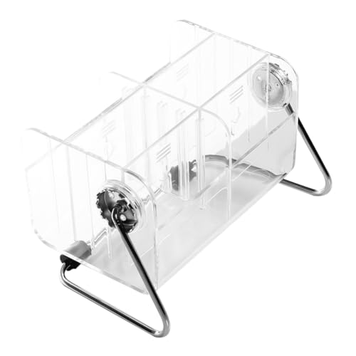 LIFKOME Accesorios Para El Hogar Organizador De Escritorio Multimedia Caja De Almacenamiento De Escritorio Soporte Para Teléfono y Televisión Contenedor De Almacenamiento Transparent