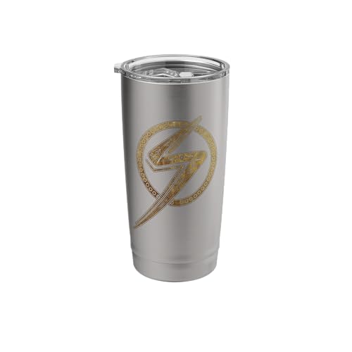Marvel Studios'Ms. Marvel Gold Logo Stainless Steel Insulated Tumbler