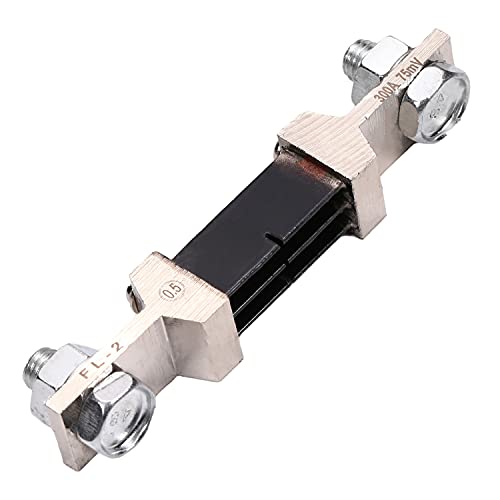 Fielect 300A 75mV DC Current Meter Shunt Resistor Resistance for DC Ammeter Shunt FL-2