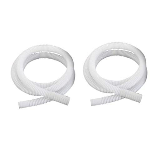 OUNONA 洗濯機とエアコン対応 多目的排水ホース 5メートル 2個 柔軟耐久性のある素材使用 キッチンやバスルームの排水