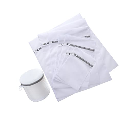 SonoReno 8 bolsas de lavandería de malla resistente con cremallera, red de sujetador para ropa de lavado, lencería delicada, calcetines y sujetadores, etc Cover