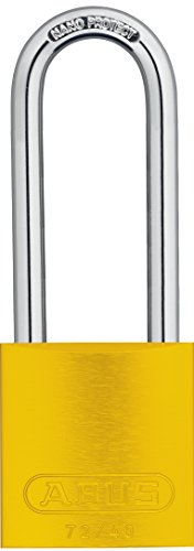 Image of Lockout Padlock, KA, Yellow, 1 /4 in. Dia.