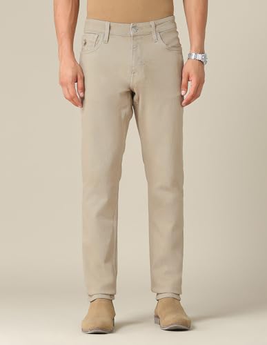 Image of U.S. Polo ASSN. Denim Co. Brandon Fit Jeans for Men, Full Length Mens Denim for Office & Regular Wear