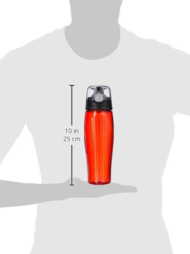 Thermos Intak 24 Ounce Hydration Bottle with Meter, Red