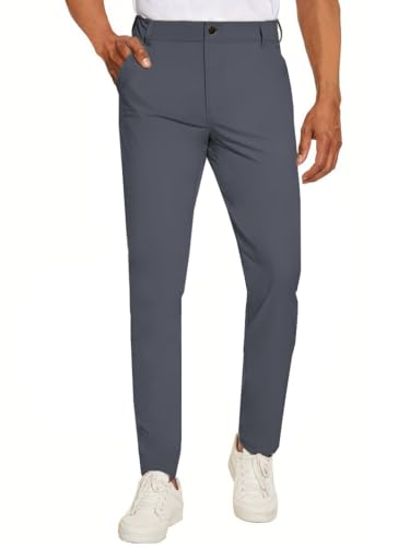 TOPLOT Men's Casual Pants | Comfortable Fit Design | Clean Look S...