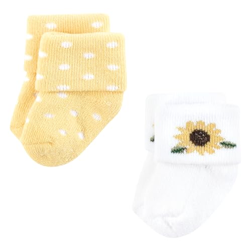 Image of Hudson Baby Baby 8-pack Cotton Rich Newborn and Terry Socks