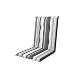 Produktbild Doppler / Midilehner Living/Gartenstuhlauflage/Midilehner/Grau Gestreift/ca. 110 x 48 x 6 cm
