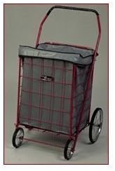 Shopping Cart Liner with Rain & Dust Cover- Mini- 11 1/2 Inch Width, 13 Inch Depth, 20 1/2 Inch Height,