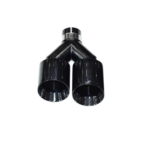 Embout d'échappement de haute qualité double mat 63mm pour Golf 7
