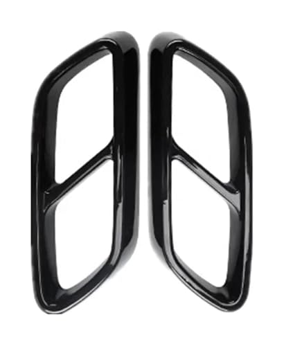 Silenciadores de tubo de escape negros para Clase C W206 S206 2022-2024