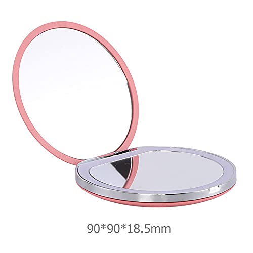 HFZY LED verlichte reizen make-up spiegel draagbare oplaadbare handheld 3X vergroting compacte spiegels met dimbare voor… - Image 3