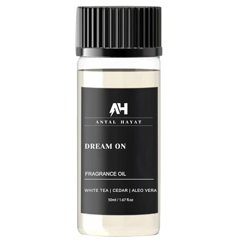 Antal Hayat Dream On Essential Oil Scent 50mL - Inspired by Westin Hotel - Home Luxury Scent - Antal Hayat Diffuser Oil - White Tea, Cedarwood, Amber, Musk - Diffuser Oil Blends for Aromatherapy