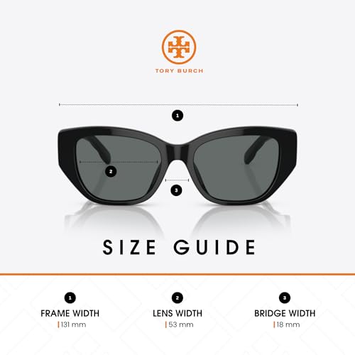 Tory Burch TY7196U Rectangular Sunglasses for Women +BUNDLE with ACCESSORY EYEWEAR KIT4