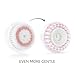 Clarsonic NEW Radiance Replacement Facial Cleansing Brush Head for Clarisonic Mia 1, Mia 2, Mia Fit, Alpha Fit, Smart Profile Uplift, 1 Count