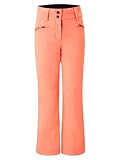Ziener Mädchen Alin-Z Ski-Hose/Schnee-Hose | wasserdicht, Slim fit, Vibrant Peach tex, 116