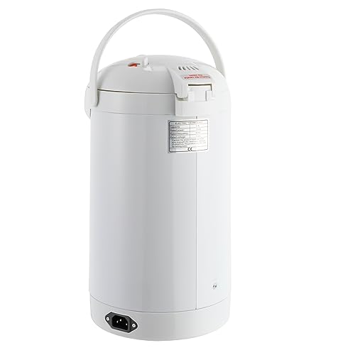 Tetera eléctrica 3.8L acero inoxidable 750W blanca miniatura 2