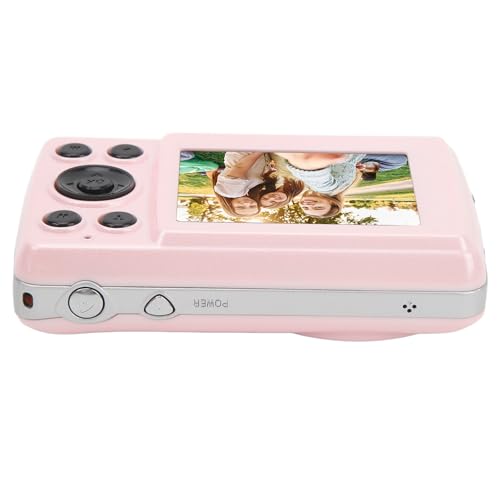 Fotocamera Digitale, Fotocamera Portatile FHD 1080P 16MP con Schermo da 2,4, Zoom Digitale 16X, Stabilizzazione Messa a Fuoco Automatica Videocamera per Vlogging per Bambini