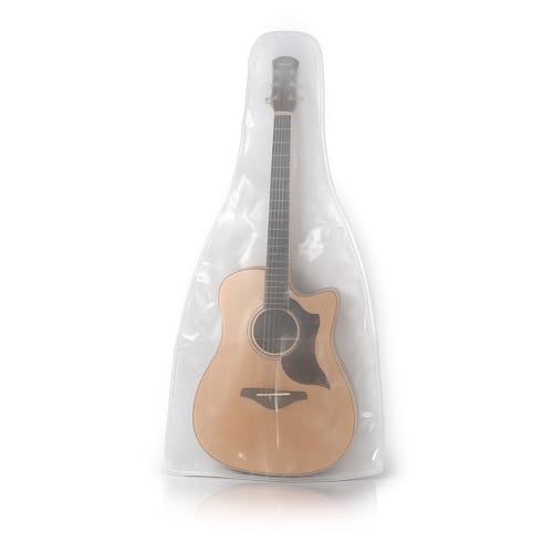 Funda transparente para, guitarra eléctricaacústica y bajo protectora antipolvo antirrayaduras ligera y...