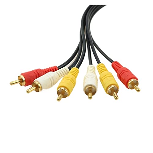 Câble audio vidéo 3RCA de 2.9m pour éliminer les écrans noirs