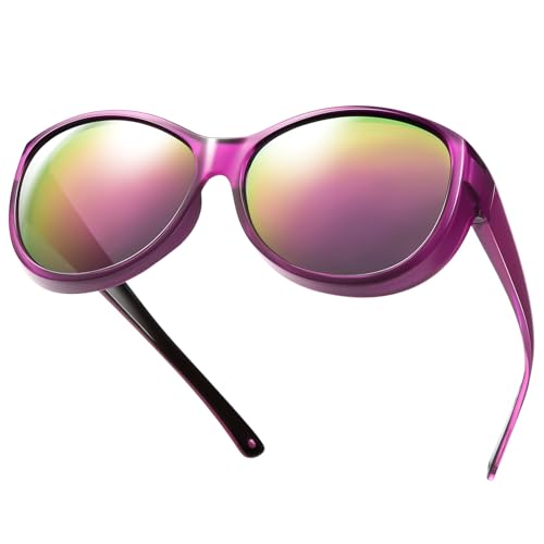 Tinhao Gafas De Sol Polarizadas, Gran Tamaño, Protección Envolvente, Gafas De Sol, Gafas De Sol Para Hombre Y Mujer, Negro, Púrpura Tinhao Gafas De Sol Polarizadas, Gran Tamaño, Protección Envolvente, Gafas De Sol, Gafas De Sol Para Hombre Y Mujer, Negro, Púrpura