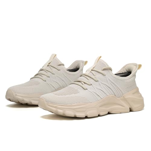Image of Socviis Mens Slip On Running Shoes Athletic Walking Trainers Lightweight Breathable Mesh Tennis Sneakers