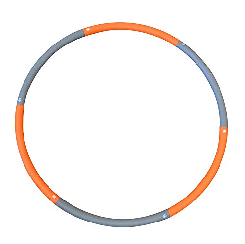 Weighted Hula Hoop - Adjustable Weight From 3.3 Lbs To 5.3 Lbs. - Perfect For Fitness Workouts And Weight Loss Exercises #TOP1