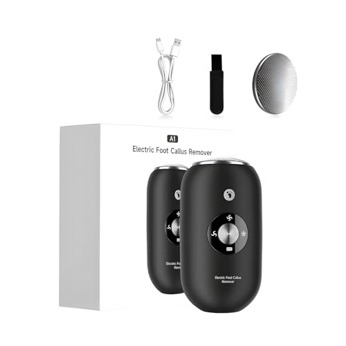 Dissolvant électrique de callosités avec 3 modes et écran LED pour soin des pieds