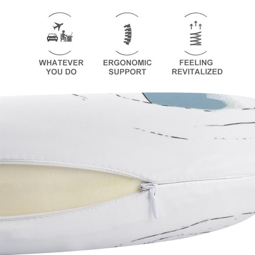 Almohada de espuma viscoelástica tamaño único cervical miniatura 5