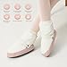 Rwigeboo 1 Pair Dance Booties, Waterproof & Windproof Dance Warm Up Booties, Soft Cozy Ballet Warm Up, Portable and Lightweight for Girls Women, XS Ballet