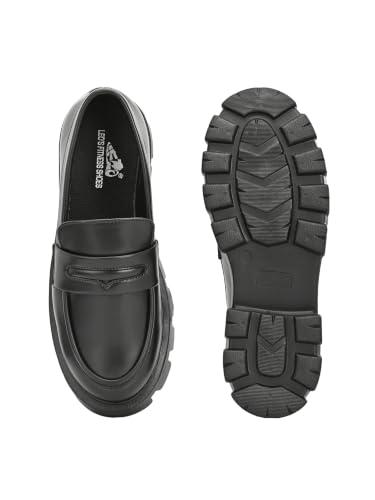 Image of Leo's Fitness Chunky Penny Loafers for Casual Party Slip-On
