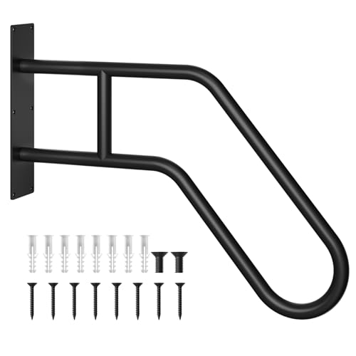 Main Courante pour Escalier Murales pour Intérieur Extérieur Rampe Escalier Sécurité en Acier Inoxydable pour Garage, Porche et Jardin Sécurité Balcon Couloir