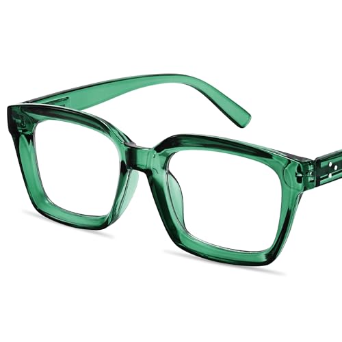 IBOANN Oversized Blue Light Glasses for Woman, Funky Fashion Glasses