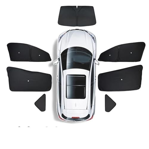 Pare-soleil pour Tesla Model Y et 3 | Kit complet de 7 pièces de protection sans cadre