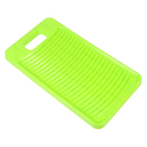 Gatuida Efficient Laundry Cleaning Board Hand Washing Clothes Tool Portable Washboard Plastic Scrub Board for Camping Travel