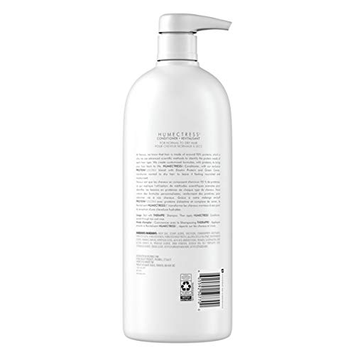 Miniatura 3 de Nexxus Humectress - Acondicionador hidratante para cabello seco, sin silicona, proteína hidratante con proteína elastina y caviar verde, 44 onzas