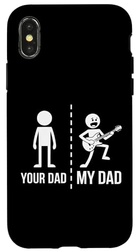 Dein Vater, mein Vater, Lustiger Vater, Musik-Gitarrist, Humor Hülle für iPhone X/XS