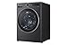 LG 5.0 cu. ft. Mega Capacity Smart Front Load Electric All-in-One Washer Dryer Combo with TurboWash360 WiFi in Black Steel