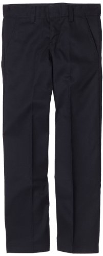 Dickies Boy s Big Flex Waist Flat Front Pants, Dark Navy, 12